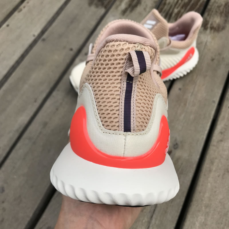 Adidas Alphabounce Beyond Shoes White Beige CG4763 In-Hand Heel Back Adidas Alphabounce Beyond Shoes White Beige CG4763 In-Hand Heel Back