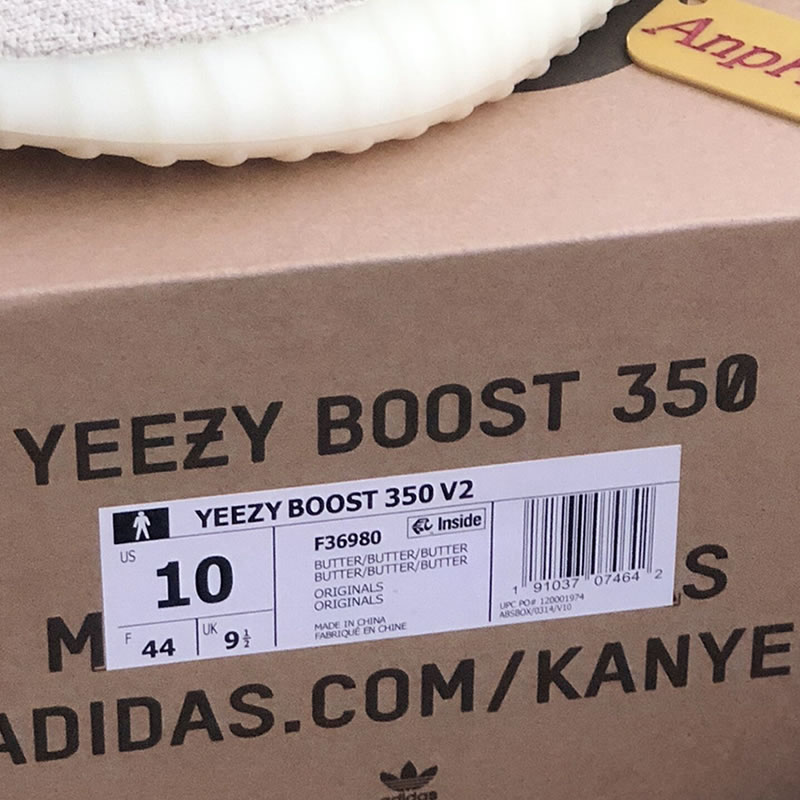 Yeezy Boost 350 V2 'Peanut Butter' F36980 Box Tag Release Date Yeezy Boost 350 V2 'Peanut Butter' F36980 Box Tag Release Date