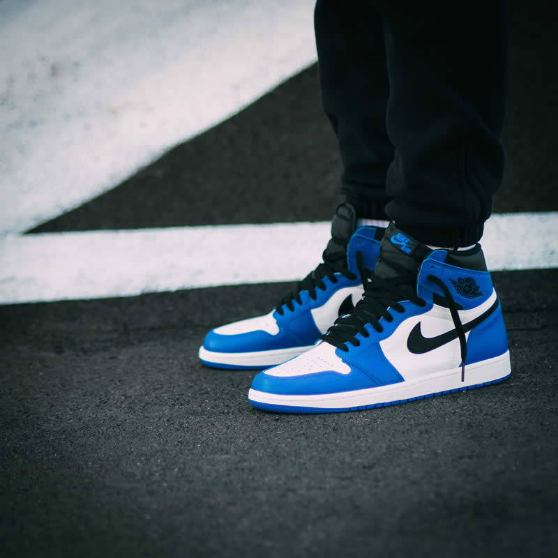 air jordan 1 retro og game royal blue womens gs shoes 575441 403 on feet air jordan 1 retro og game royal blue womens gs shoes 575441 403 on feet