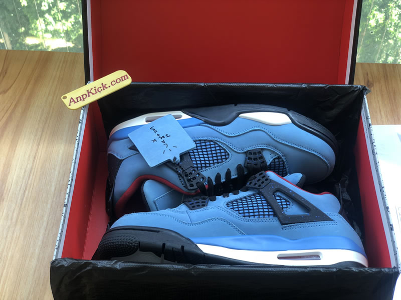 Travis Scott Cactus Jack x Air Jordan 4 'Houston Oilers' University Blue For Sale Travis Scott Cactus Jack x Air Jordan 4 'Houston Oilers' University Blue For Sale