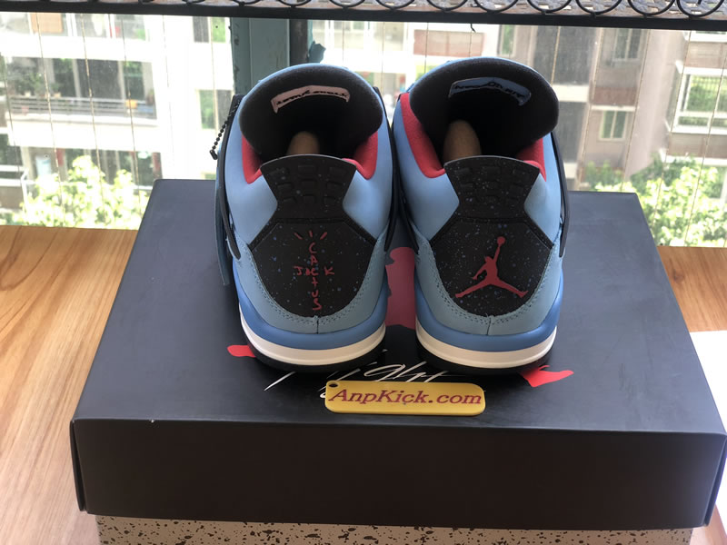 Travis Scott Cactus Jack x Air Jordan 4 'Houston Oilers' University Blue For Sale Behide Image Travis Scott Cactus Jack x Air Jordan 4 'Houston Oilers' University Blue For Sale Behide Image