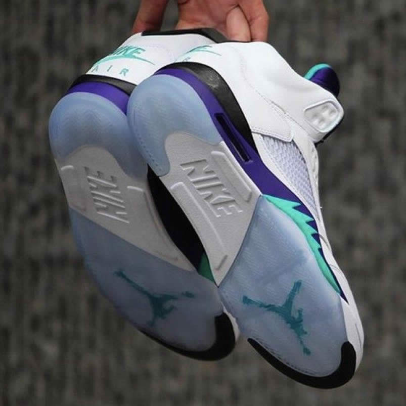 Air Jordan 5 Retro NRG 'Fresh Prince' White Grape In Hand AV3919-135 Air Jordan 5 Retro NRG 'Fresh Prince' White Grape In Hand AV3919-135