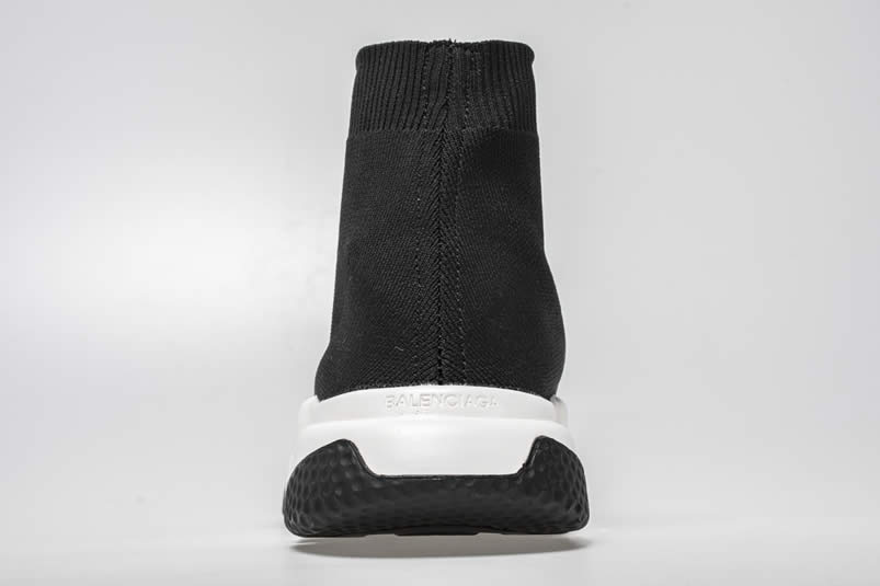 Balenciaga Shoes Like Socks High Top Speed Runners Black/White 494371W05G0 Pics