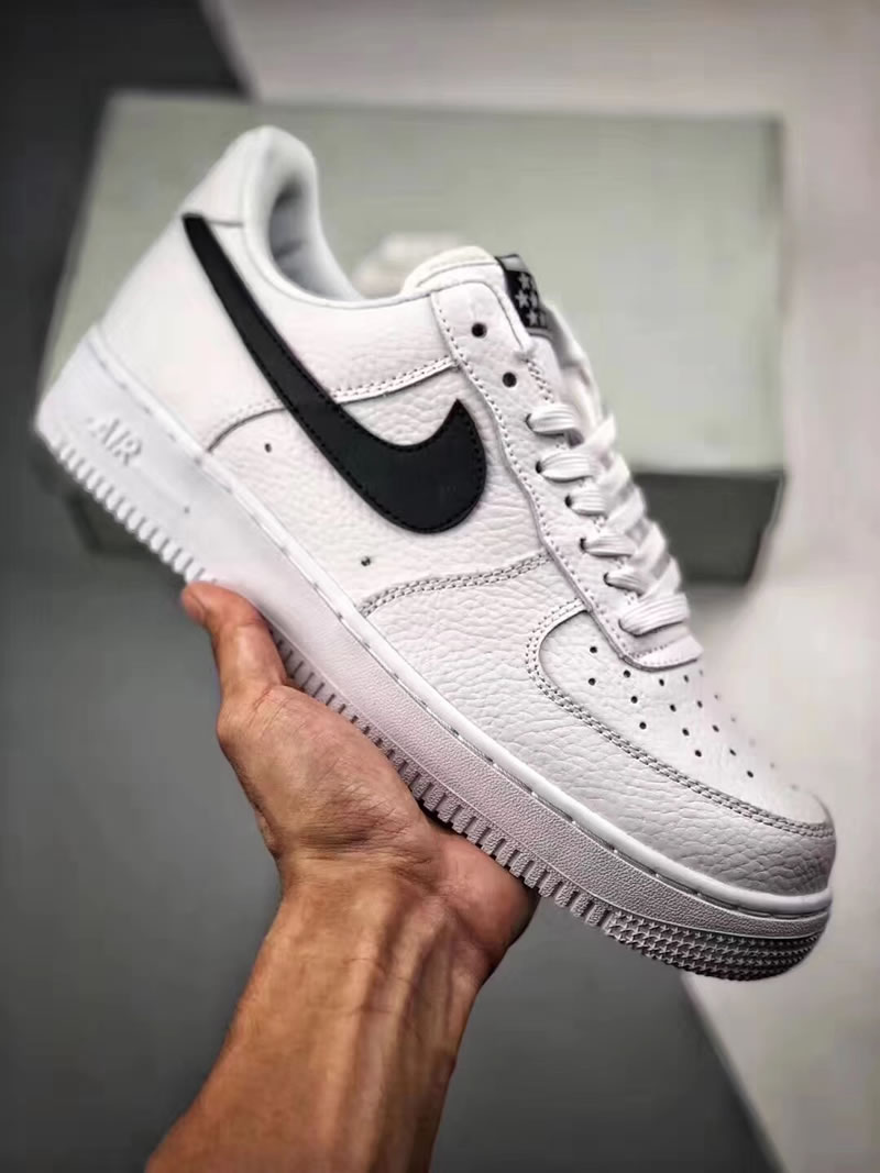 Nike Air Force 1 '07 'Stars' Black/White Low In-Hand AA4083-103