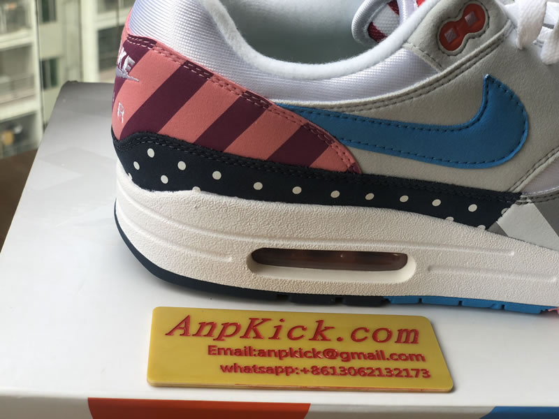 Parra x Nike Air Max 1 White Multi Color AT3057 100 Air Heel Parra x Nike Air Max 1 White Multi Color AT3057 100 Air Heel