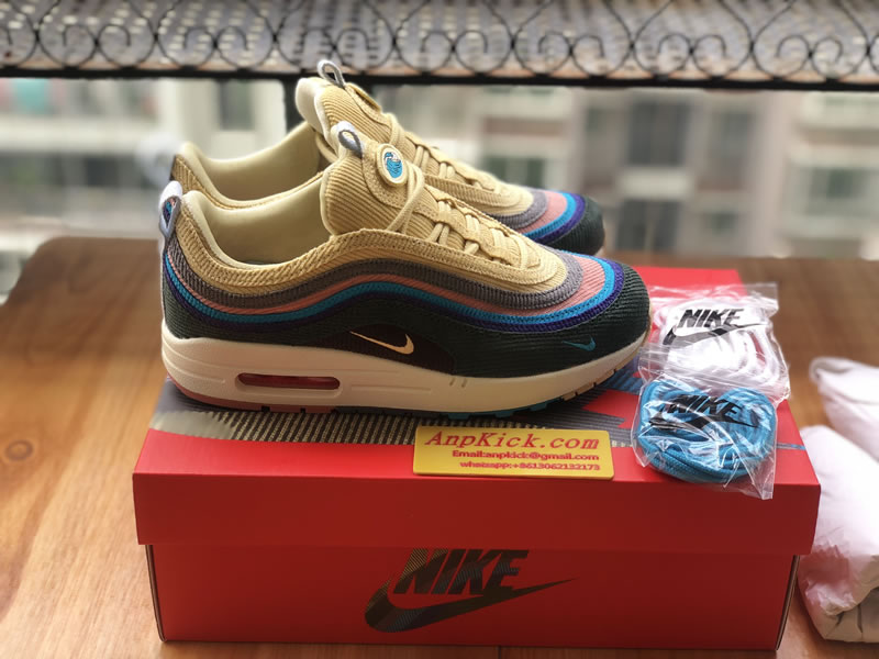 Nike Air Max 1 97 VF SW Sean Wotherspoon Shoes AJ4219-400 Right Nike Air Max 1 97 VF SW Sean Wotherspoon Shoes AJ4219-400 Right