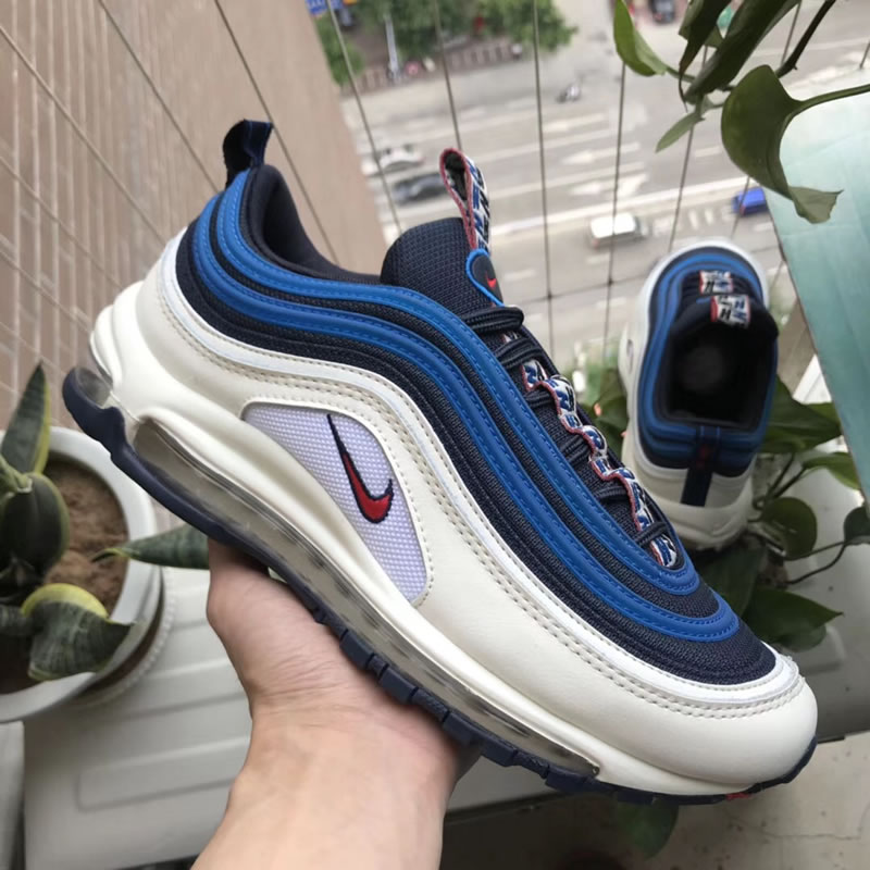 Nike Air Max Plus 97 TT SE Obsidian/Blue/University Red For Sale In Hand Side Image Nike Air Max Plus 97 TT SE Obsidian/Blue/University Red For Sale In Hand Side Image