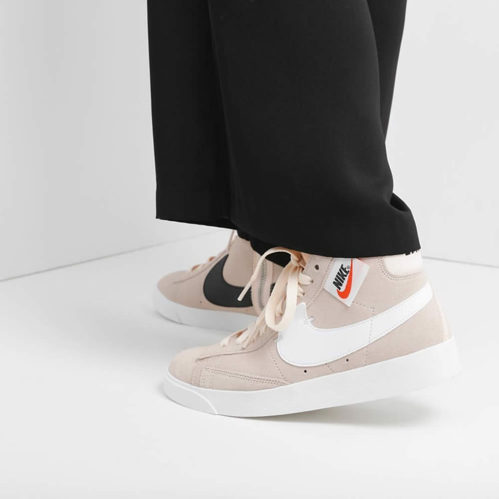 nike blazer mid rebel womens shoe sneaker guava ice on feet nike blazer mid rebel womens shoe sneaker guava ice on feet